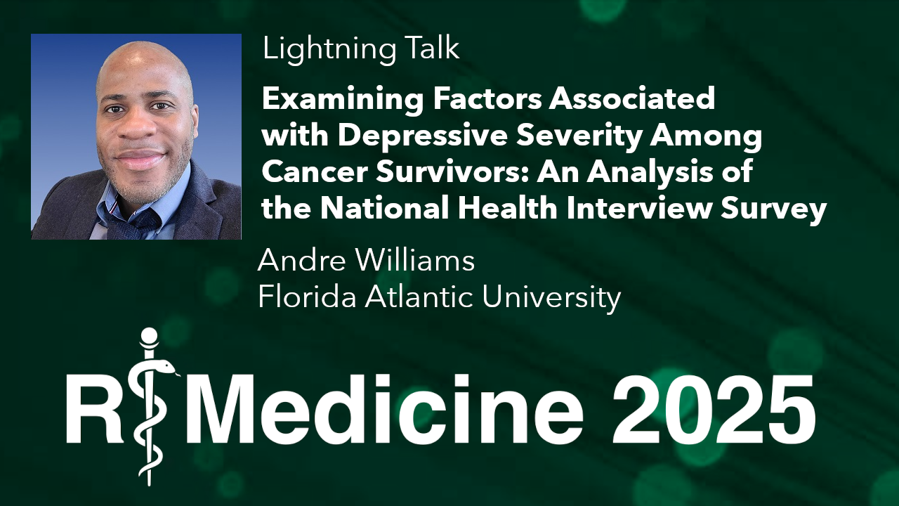 Examining factors linked to depressive symptoms in cancer survivors using NHIS data - Andre Williams