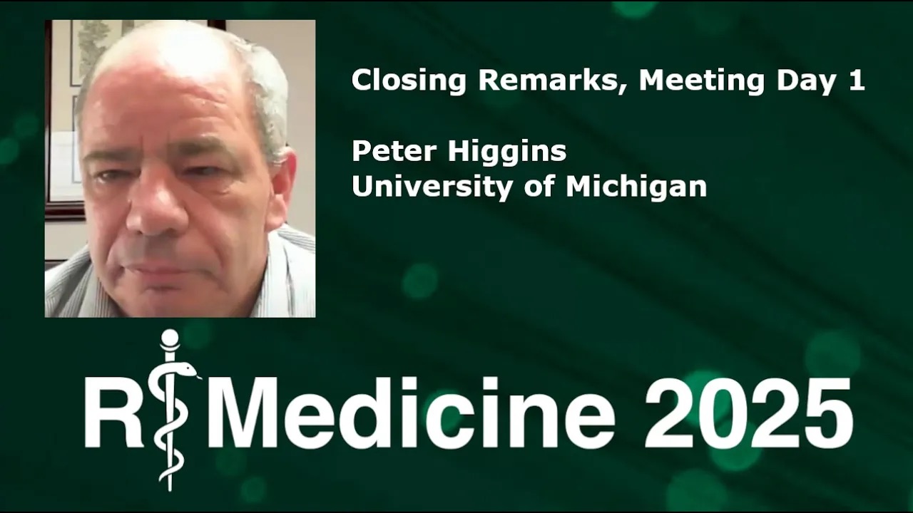 Closing Remarks - Day 1 - Peter Higgins