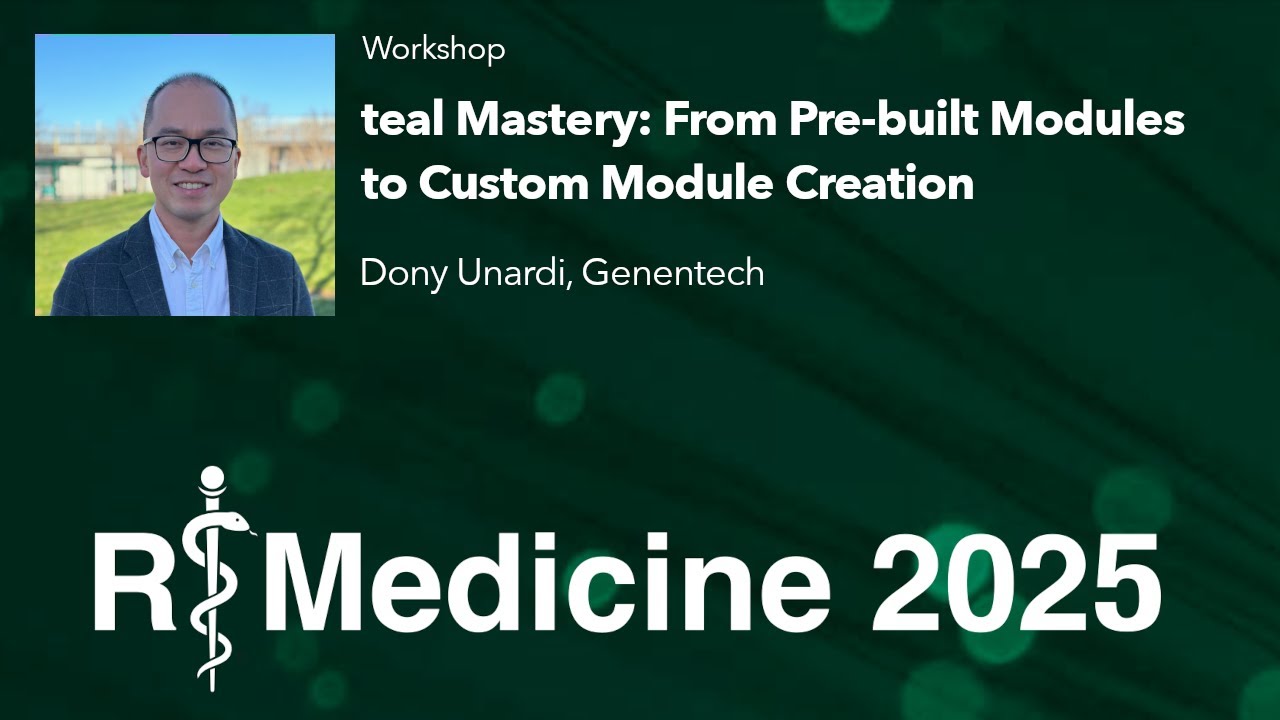 `teal` in R for interactive clinical data analysis - Dony Unardi