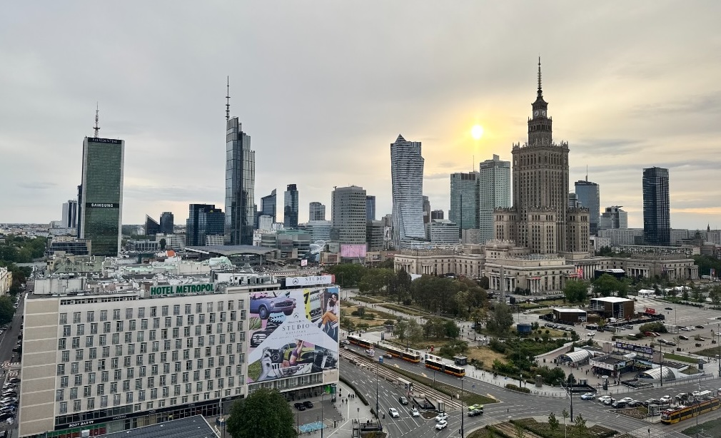 View of Warsaw, Poland, location of useR! 2026