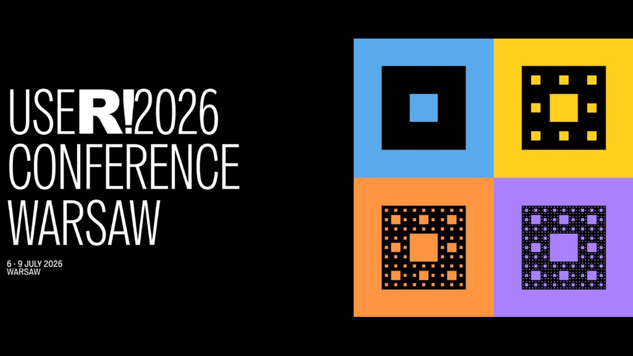 useR! 2026 Conference Warsaw promotional banner